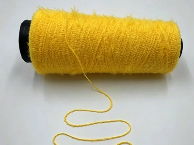 The main material of feather yarn fabric